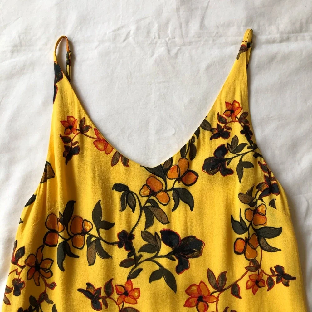 Urban Outfitters Zoe Printed Crepe Slip Dress SMALL